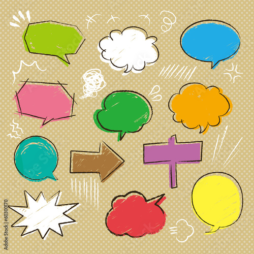 手描き　吹き出し