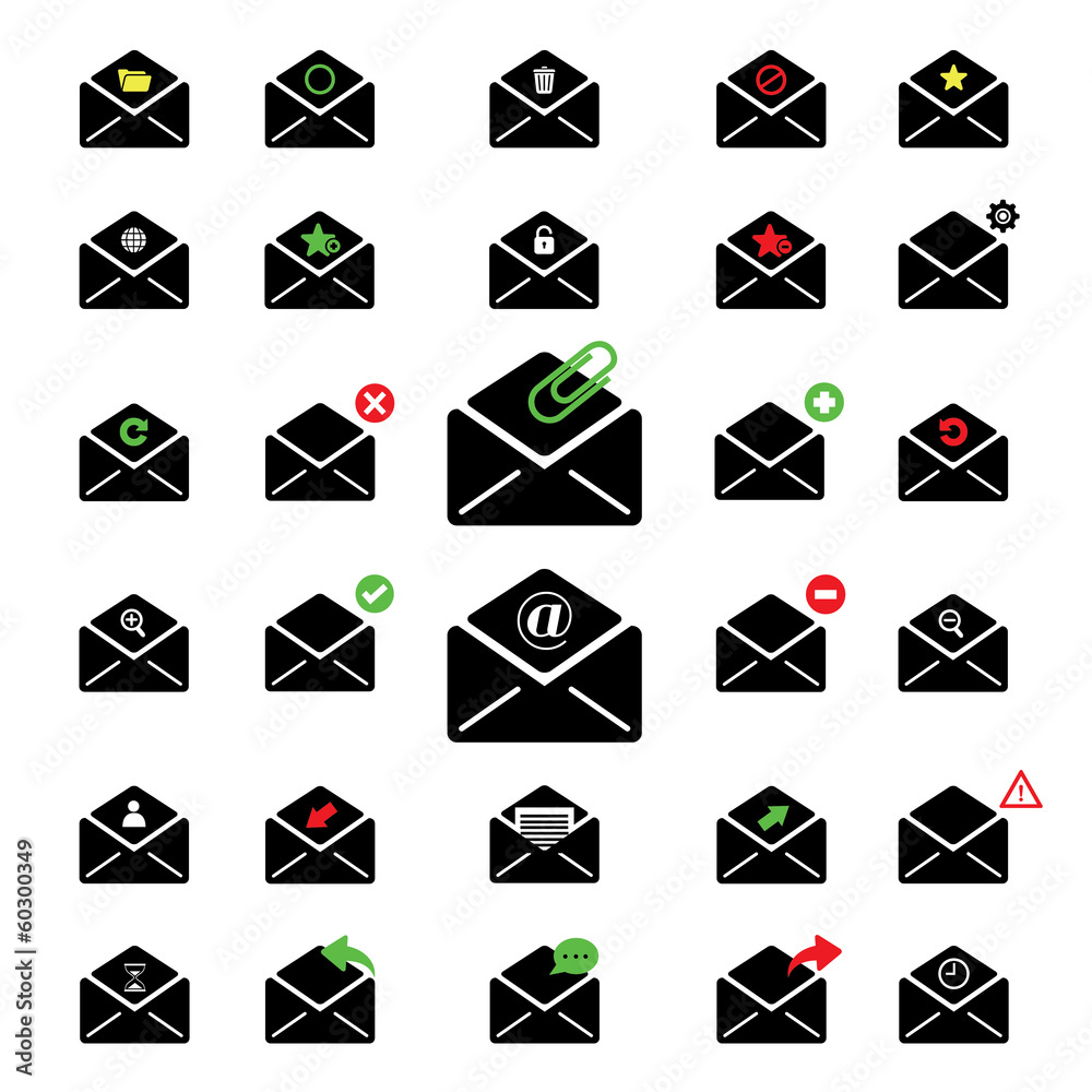 black icon email black icon email