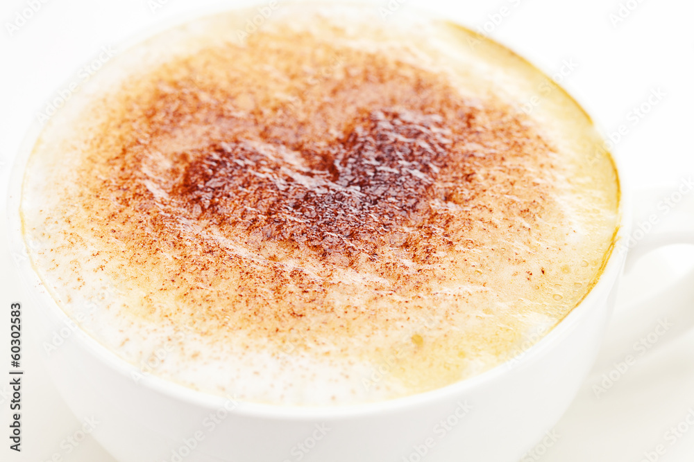 cappuccino in a cup in the shape of hearts cappuccino in a cup in the shape of hearts