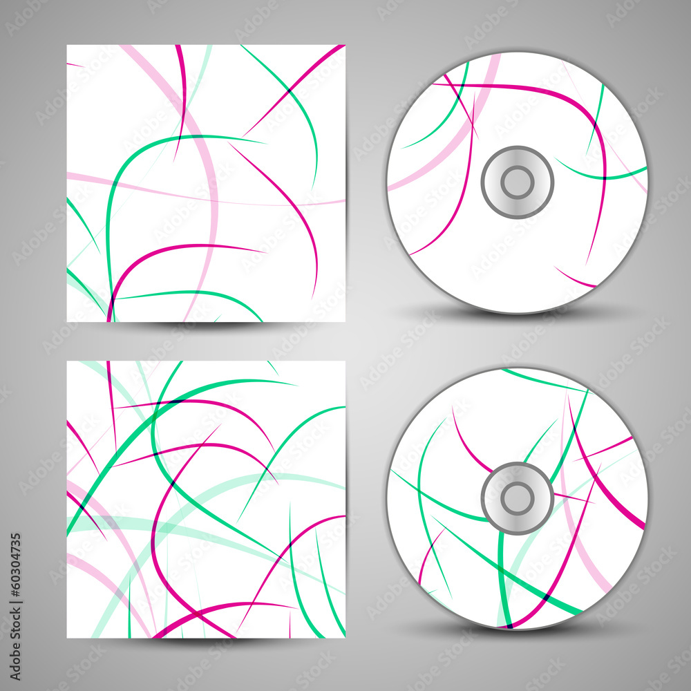 Vector cd cover set for your design, abstract Illustration. Vector cd cover set for your design, abstract Illustration.
