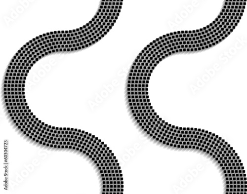 Halftone Abstract Modern Seamless Vector Pattern Background