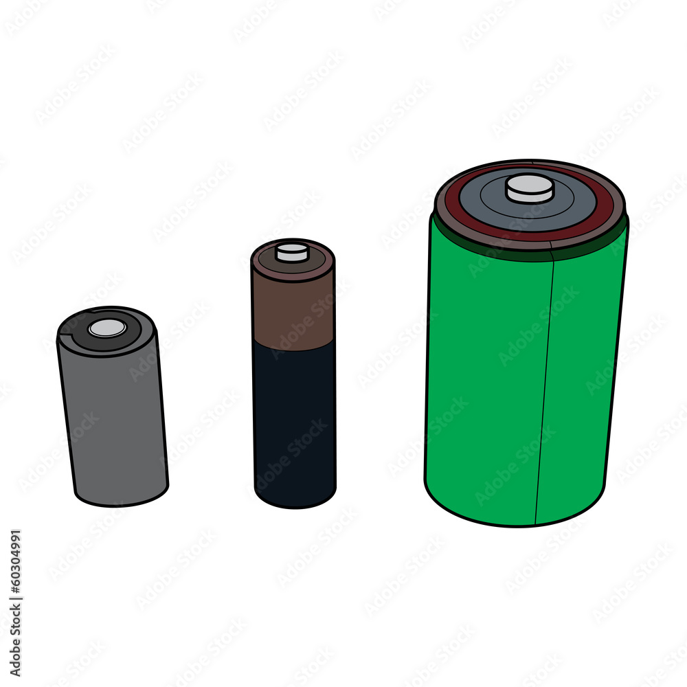 Battery vector Battery vector
