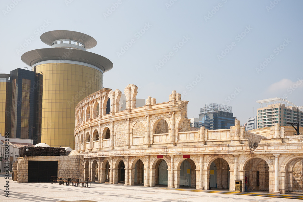 Obraz premium Entertainment complex in Macau Fisherman's Wharf