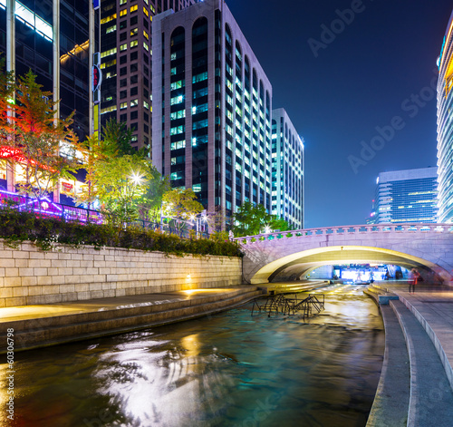 Cheonggyecheon Stream in Seoul