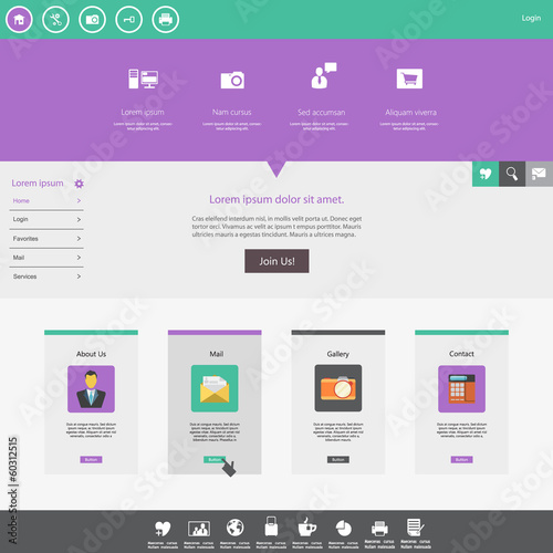 Minimalistic Website