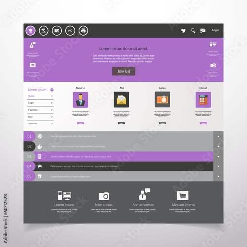 Minimalistic Website
