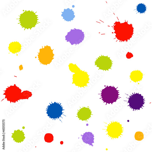 Seamless pattern background with blots