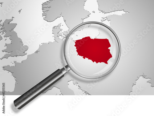 Landkarte *** Europa Polen