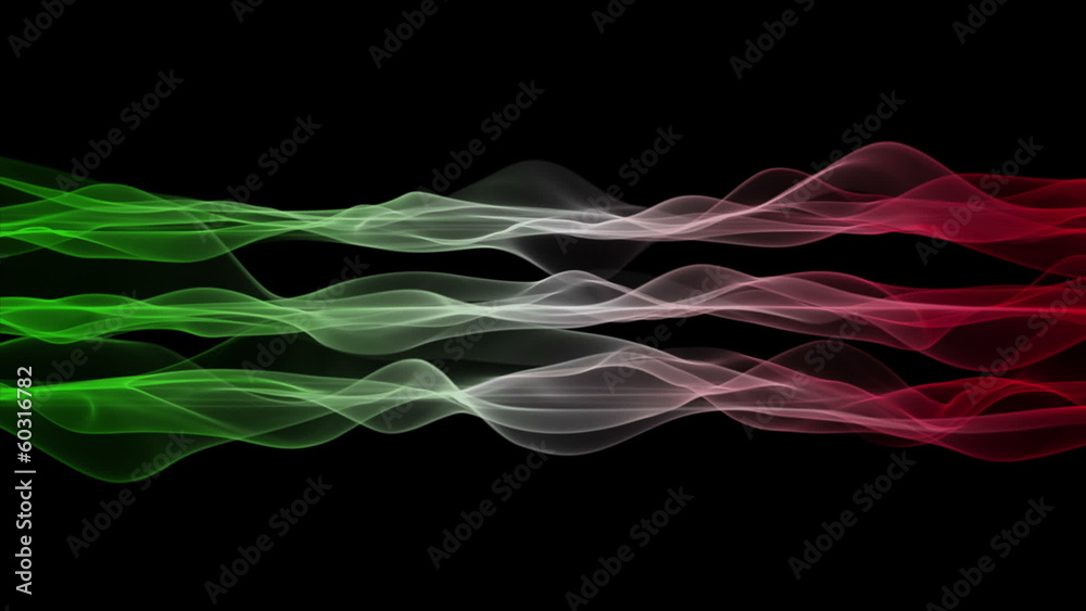 Wonderful italian color animation for sport events - loop HD 1080p