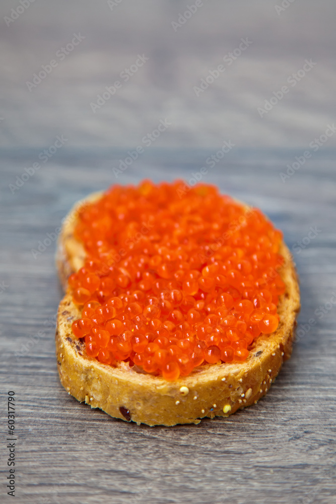 caviar sandwich