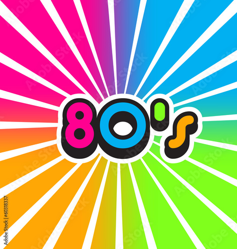 Vector 90s Vintage Color Background