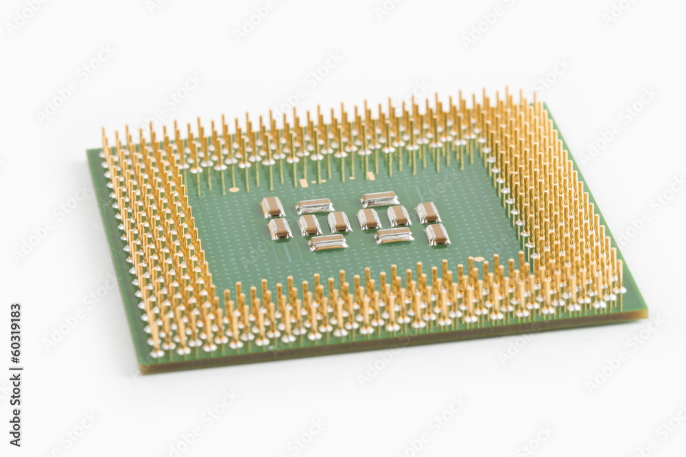 electronics on the white background electronics on the white background