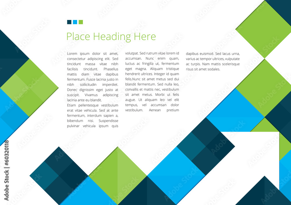 Brochure Background Design with Squares Brochure Background Design with Squares