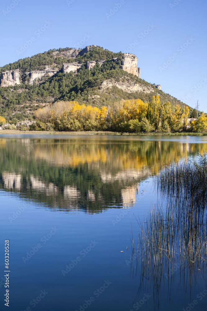 mountain reflected