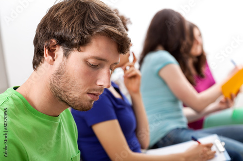 Group of students on classes