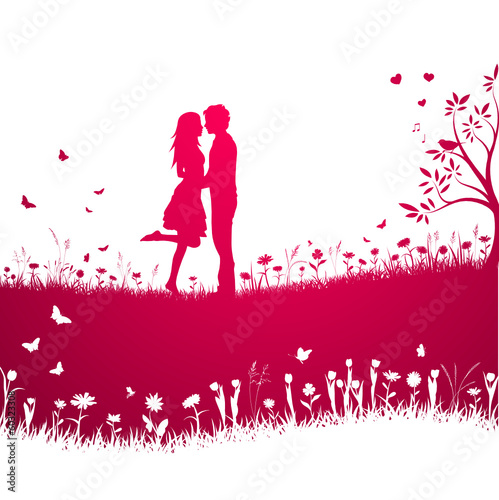 Valentinstag Layout