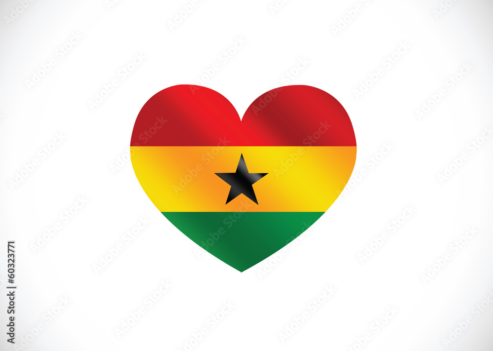 Fototapeta premium Ghana flag