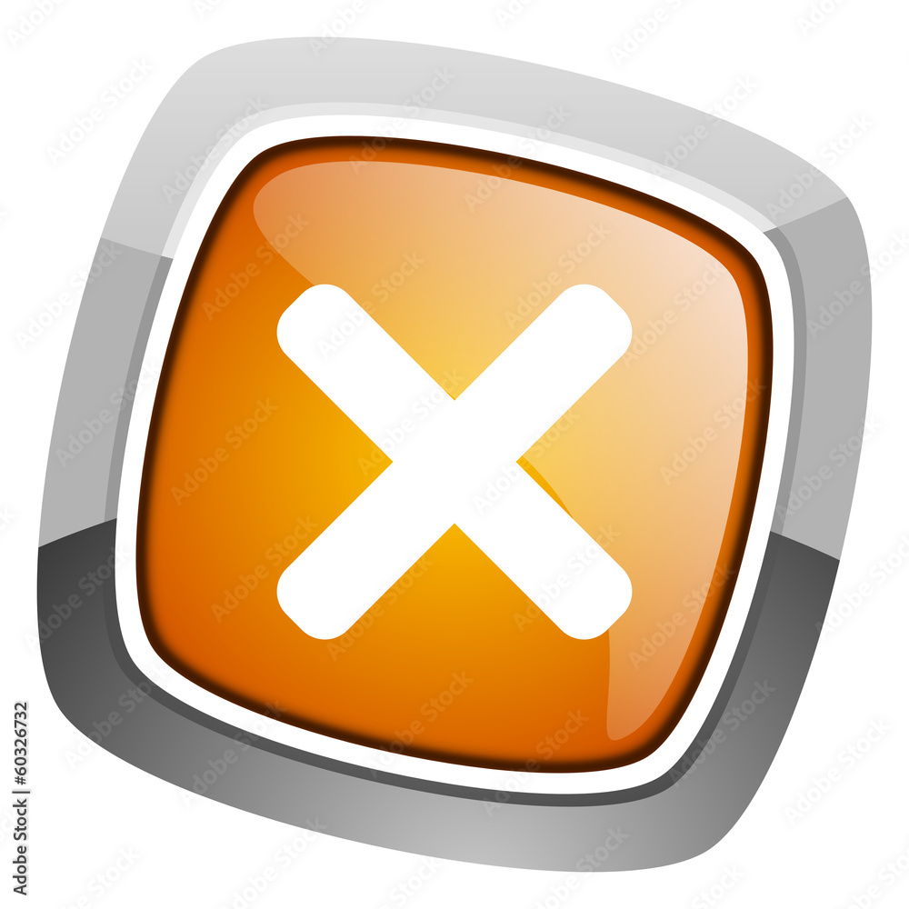 Obraz premium cancel icon