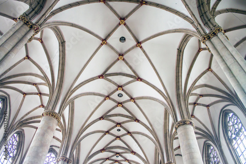 Ceiling in St. Lamberti church in Munster, Germany