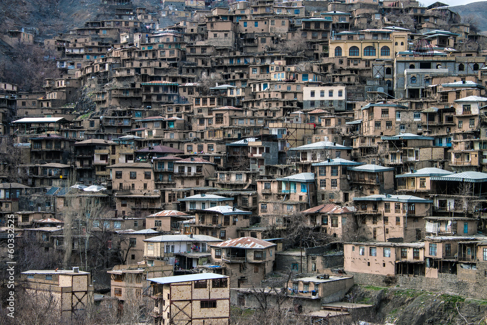 Village Kang in mountains near Mashhad, Iran Village Kang in mountains near Mashhad, Iran