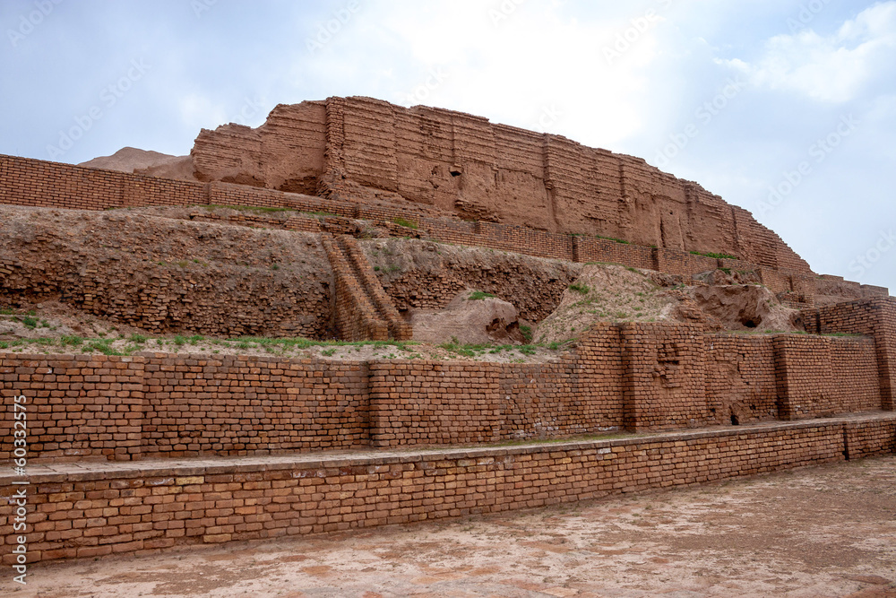 Obraz premium Zikkurat Choqa Zanbil, Iran