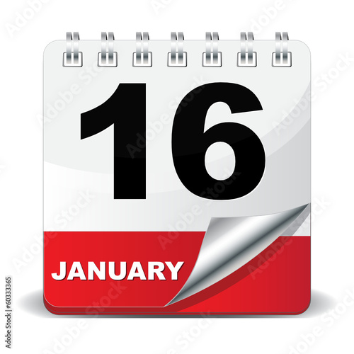 16 JANUARY ICON