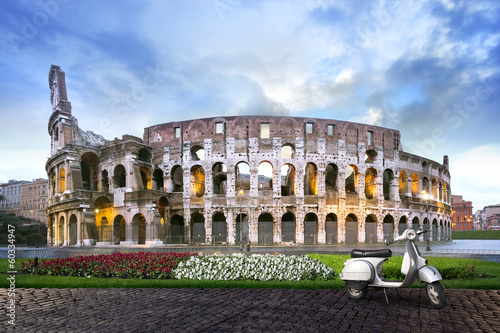 Obraz na płótnie Colisée de Rome w salonie