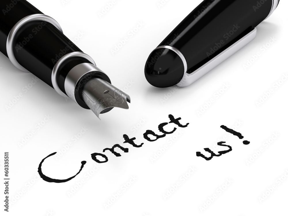 Fototapeta premium Contacts us
