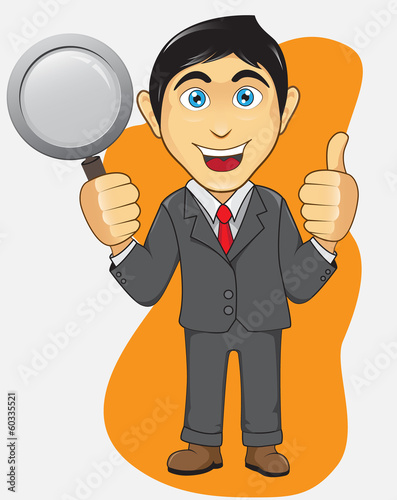 Businessman Presentation Pose