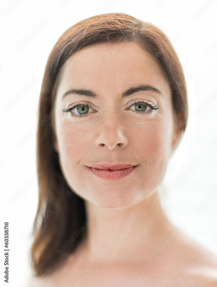 Mature lady looking straight at the camera Mature lady looking straight at the camera
