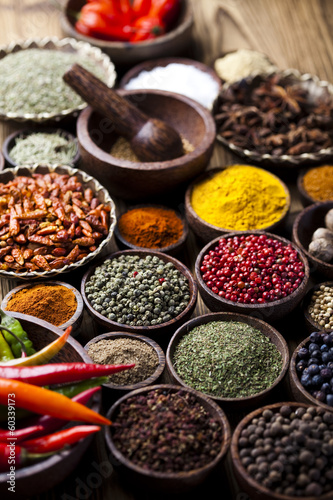 Colorful spices 