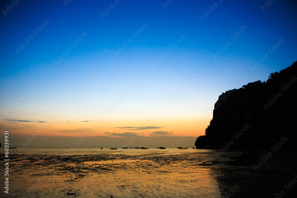 East Railay Beach in the morning