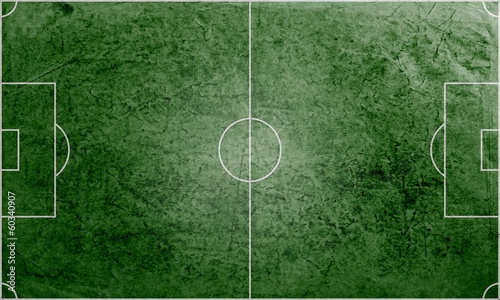 Green grass soccer field background