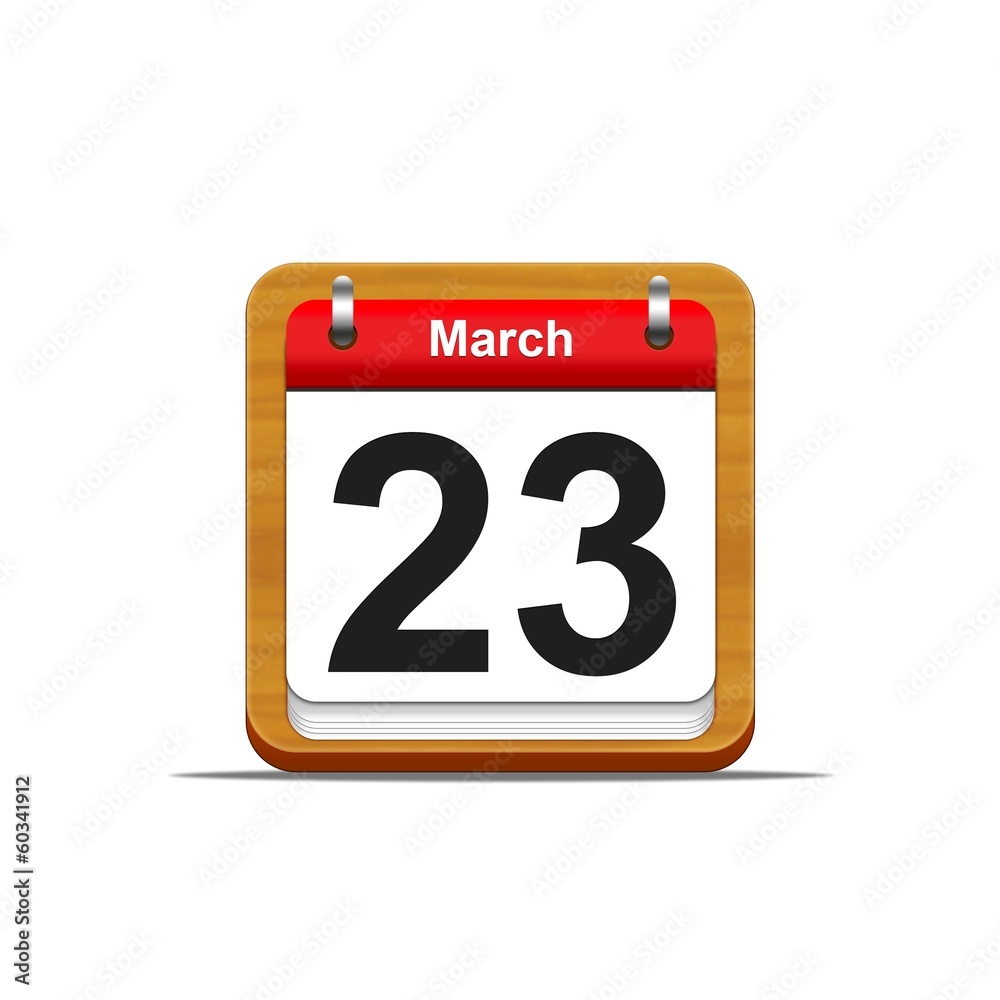 23 de marzo. 23 de marzo.