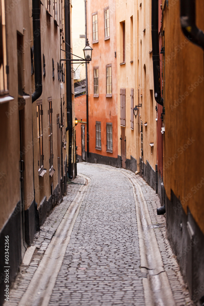 Fototapeta premium street in the Stockholm