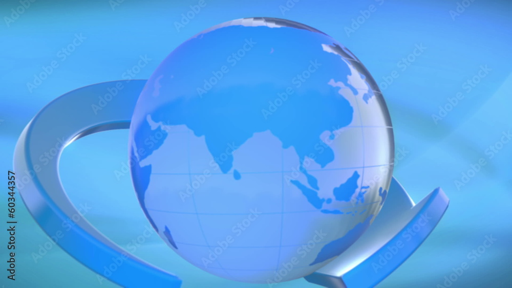 Planet and arrow Planet and arrow
