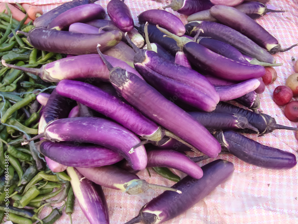 eggplant in market