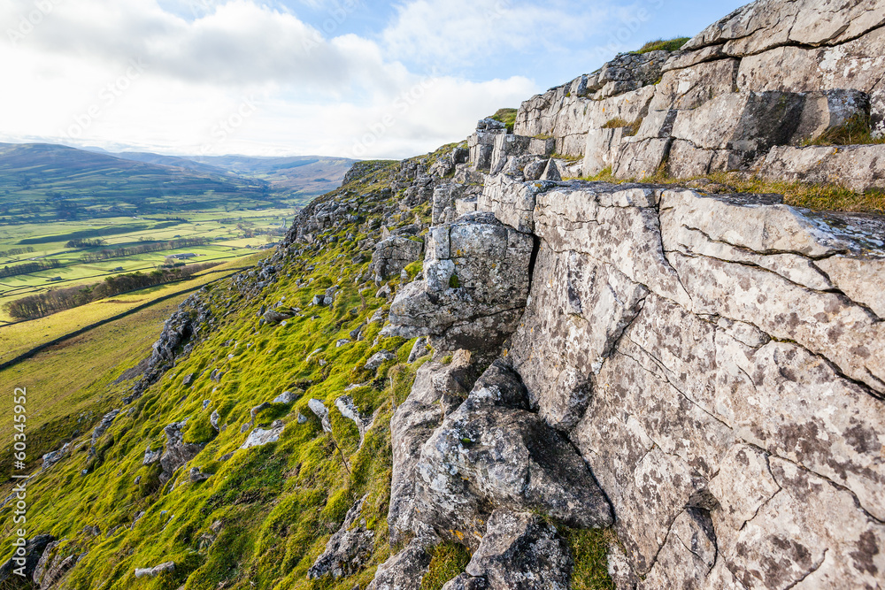 Fototapeta premium Limestone Scar in the Yorkshire Dales