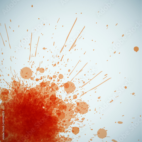 Abstract orange spots background with place for your text