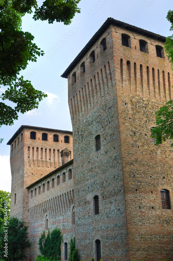 Castle of Castelguelfo. Noceto. Emilia-Romagna. Italy.