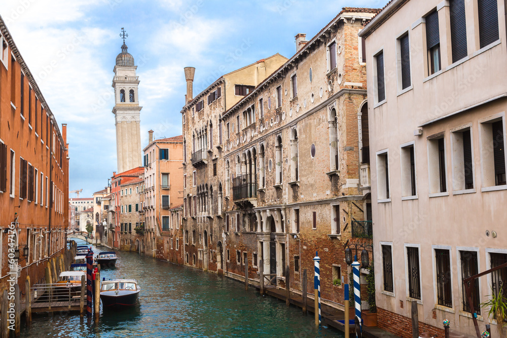 Gondolier on  the Grand Canal