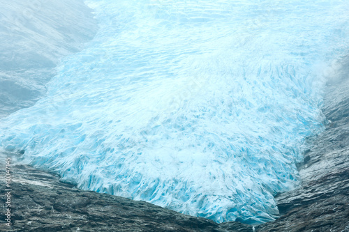 View to Svartisen Glacier (Norway) photo