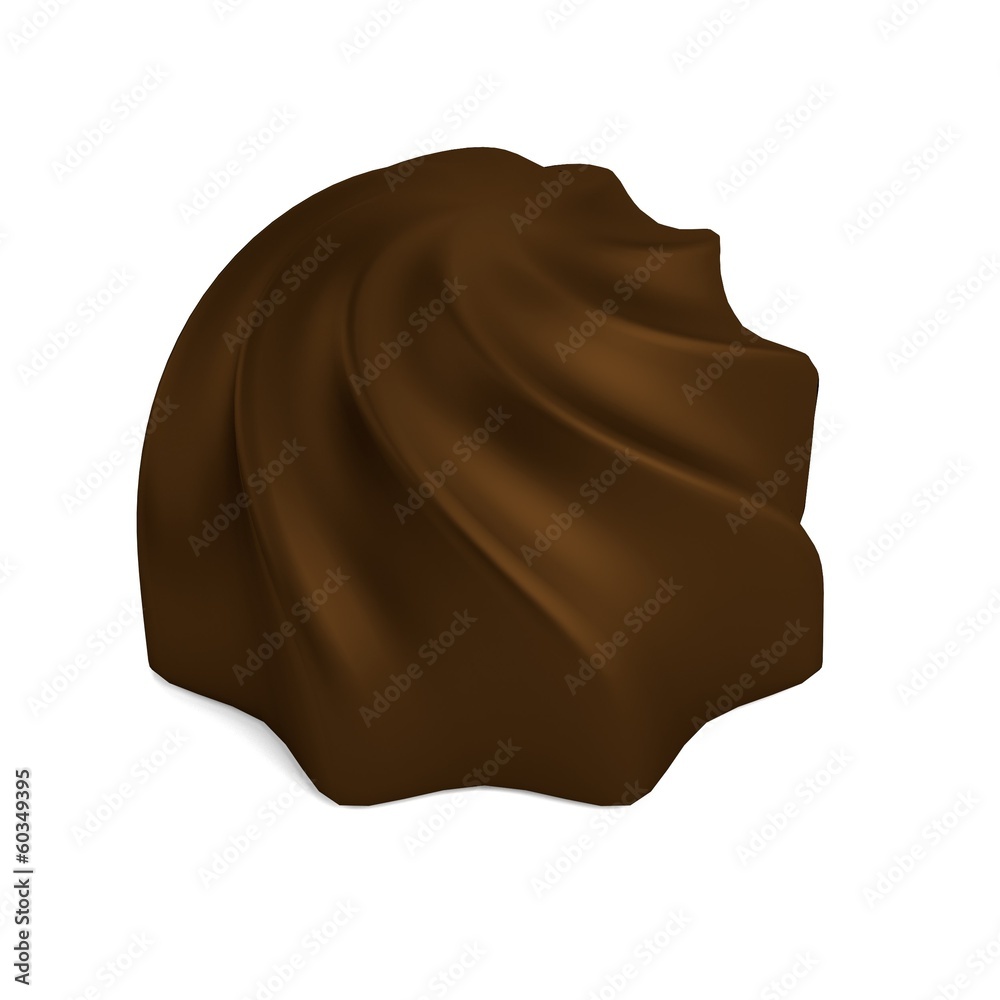 realistic 3d render of chocolate candy realistic 3d render of chocolate candy