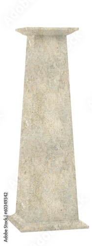 realistic 3d model of column