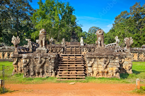 Photography Terrace of the Elephants, Angkor Thom, Cambodia