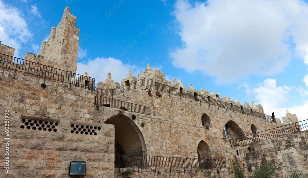 Part of wall of Jerusalem near Shkhem gate
