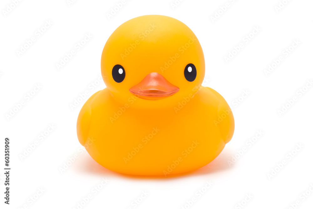 Yellow Bath Duck isolated on white Yellow Bath Duck isolated on white
