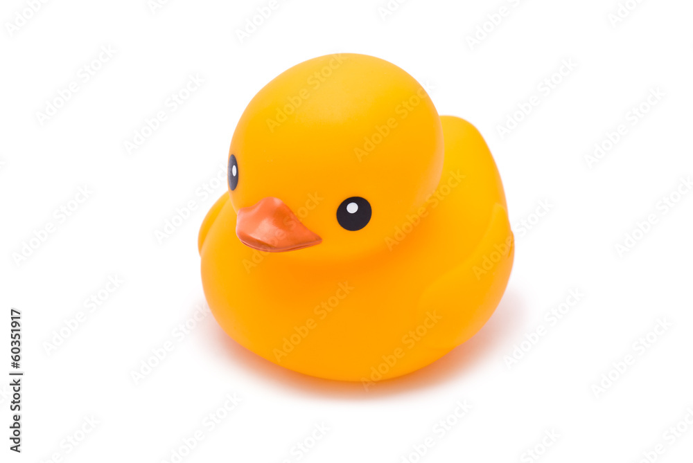 Yellow Bath Duck isolated on white Yellow Bath Duck isolated on white