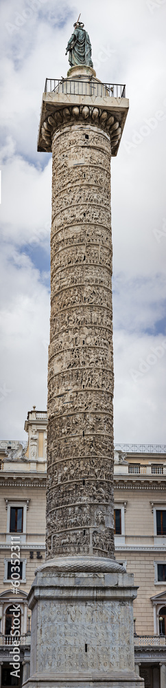 Column of Marcus Aurelius. Rome. Italy.