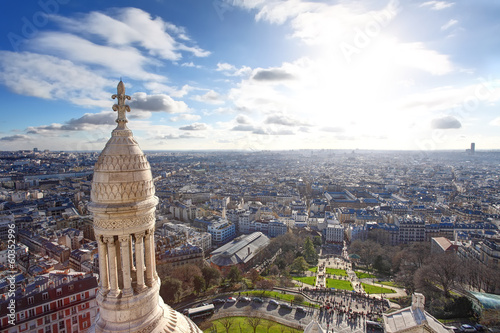 Billede på lærred Butte de Montmartre